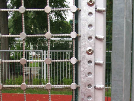 Detail Ballfangzaun