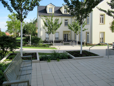 Innenhöfe Missionarshaeuser