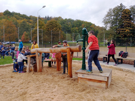 Wassermatschanlage